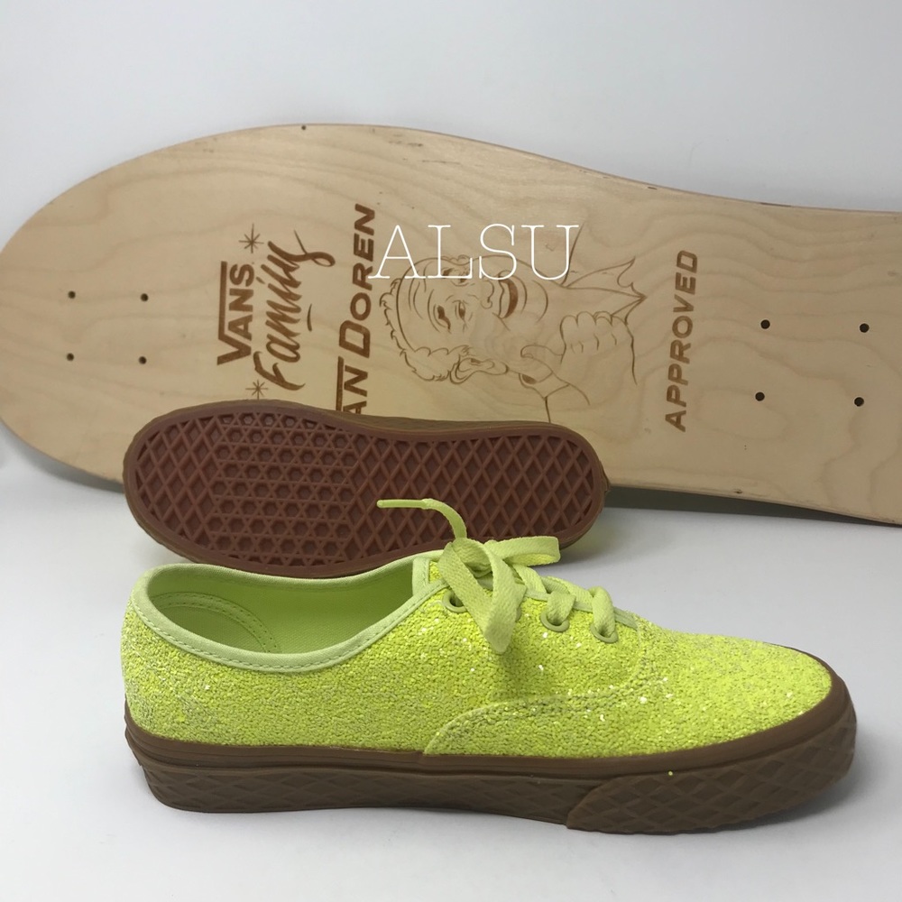 VANS Authentic Ice Cream Glitter Yellow W AUTHENT - Picture 3 of 7